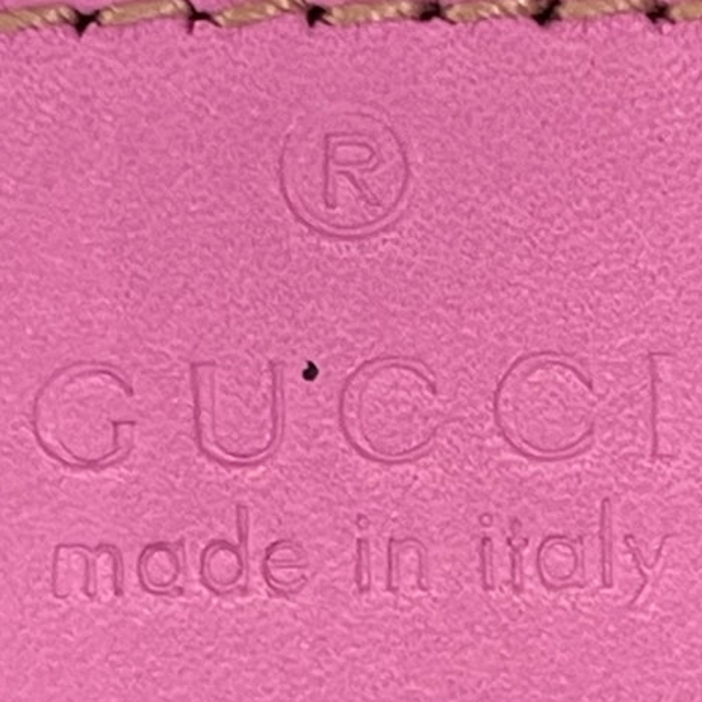 GUCCI/Cross Body Bag/Leather/PNK/Small GG Marmont Matelasse - Picture 13 of 15